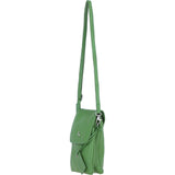 Ashwood Leather Smartphone Crossbody Bag Fern: York