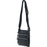 Ashwood Leather Crossbody Bag Black: Ayr