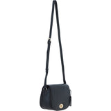 Ashwood Leather Crossbody Bag with Twist Lock Black: 64787