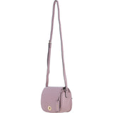 Ashwood Leather Crossbody Bag with Twist Lock Wood Rose: 64787