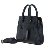 Ashwood Leather Handbag with Detachable Crossbody Strap Black: 64747