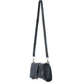 Ashwood Stylish Leather Crossbody Bag Black: 64179