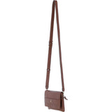 Ashwood Chic Leather Crossbody Bag 2 Tone Tan: 64741