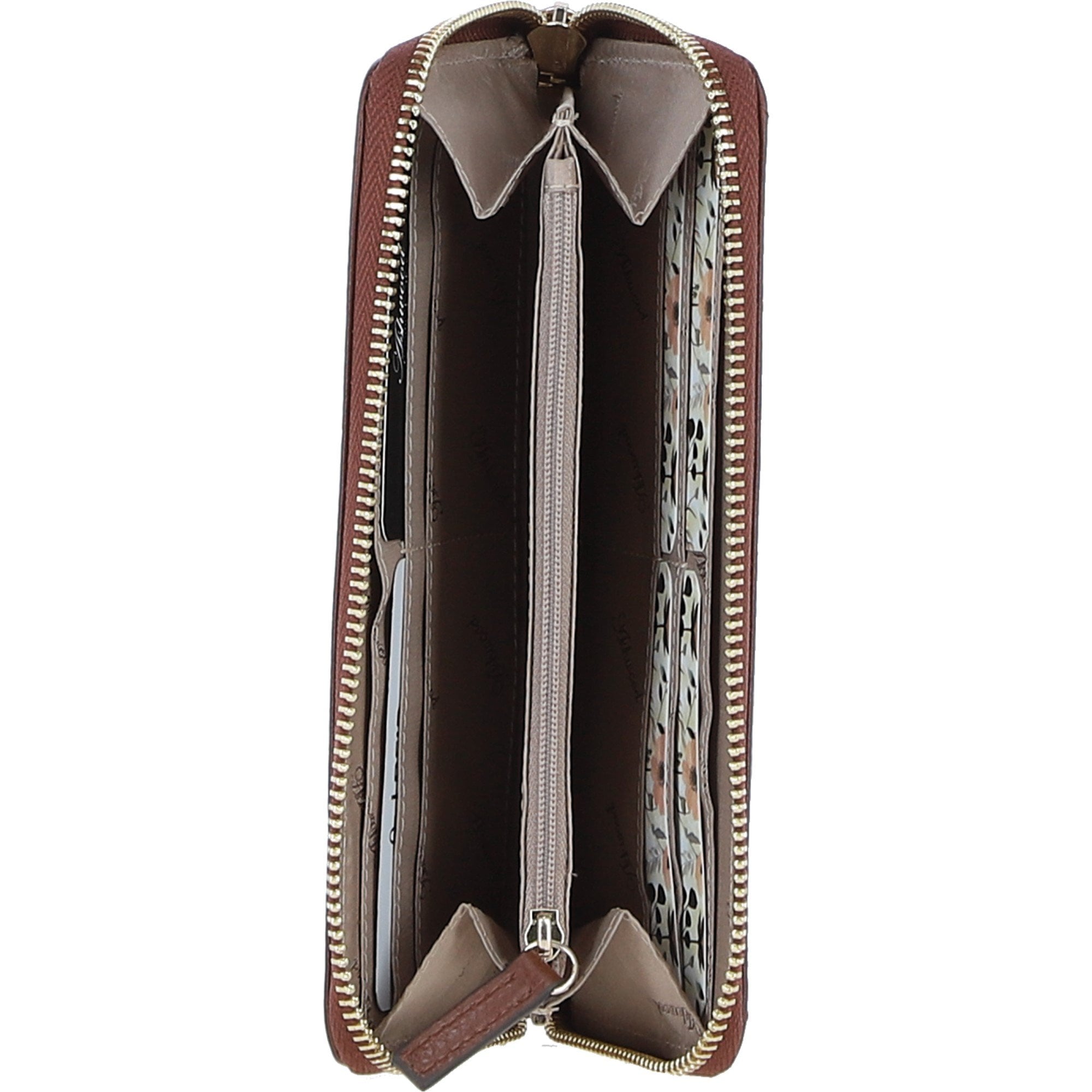 Ashwood Luxury Leather RFID-Protected Purse 2 Tone Tan: 32049