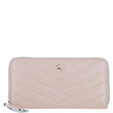 Ashwood Luxury Leather RFID-Protected Purse Beige: 32049