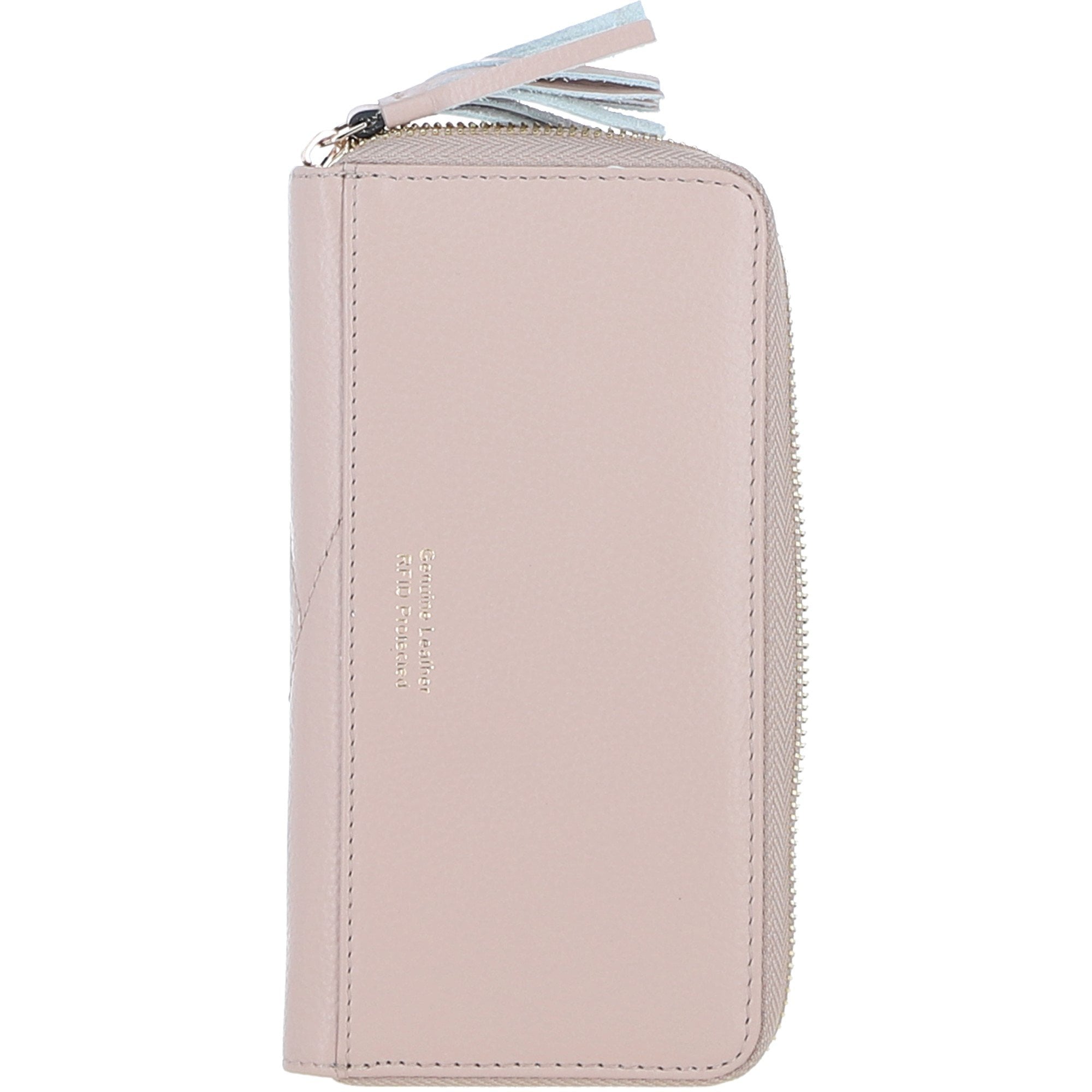 Ashwood Luxury Leather RFID-Protected Purse Beige: 32049