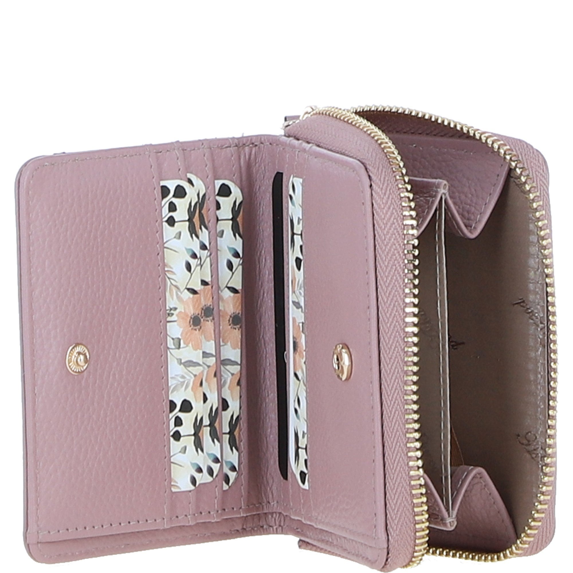 Ashwood Ladies Leather Purse Wood Rose: 32057