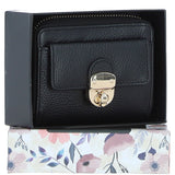 Ashwood Ladies Leather Purse Black: 32057