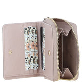 Ashwood Ladies Leather Purse Beige: 32057
