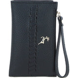 Ashwood Elegant Ladies' Small Leather Purse Black: 32056