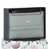 Ashwood Elegant Ladies' Small Leather Purse Sage: 32056