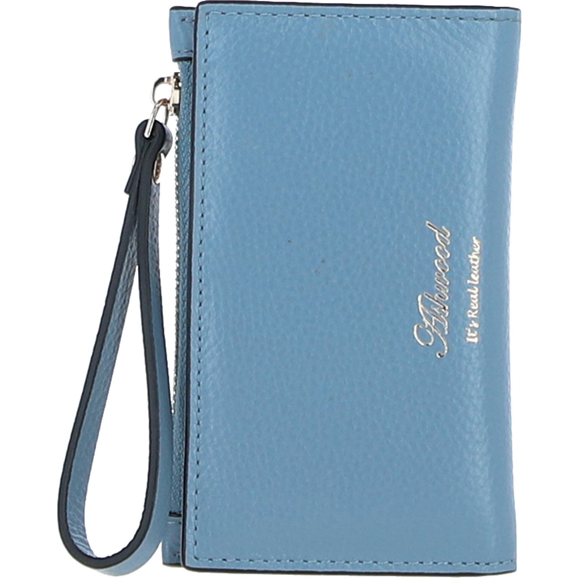 Ashwood Elegant Ladies' Small Leather Purse Denim: 32056