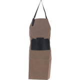 Fenland Canvas & Leather Apron Mud/grey: FEN-760