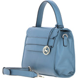 Elegant Ashwood Leather Handbag with Detachable Crossbody strap Denim: 64731