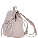 Ashwood Genuine Leather Compact Backpack Beige: Y-57