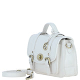 Stylish Ashwood Leather Large Satchel Bag White: Y-63