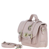 Stylish Ashwood Leather Medium Satchel Bag Beige: Y-62