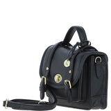 Stylish Ashwood Leather Small Satchel Bag Black: Y-61