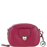 Ashwood Leather Compact Crossbody Bag with Adjustable Strap Raspberry: Y-53