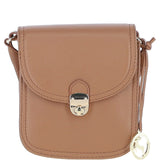 Ashwood Elegant Leather Crossbody Bag with Twist Lock Butterscotch: Y-52