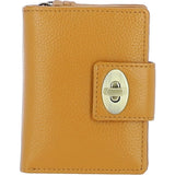 Elegant Ashwood Leather Purse Mustard: Y-60