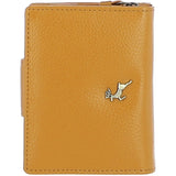 Elegant Ashwood Leather Purse Mustard: Y-60