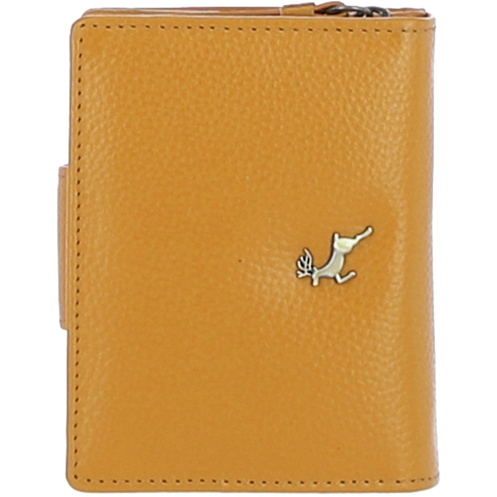 Elegant Ashwood Leather Purse Mustard: Y-60