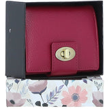 Elegant Ashwood Leather Purse Raspberry: Y-60