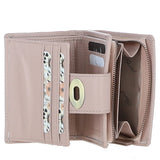 Elegant Ashwood Leather Purse Beige: Y-60
