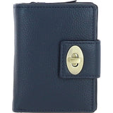 Elegant Ashwood Leather Purse Navy: Y-60