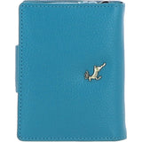 Elegant Ashwood Leather Purse Turquoise: Y-60