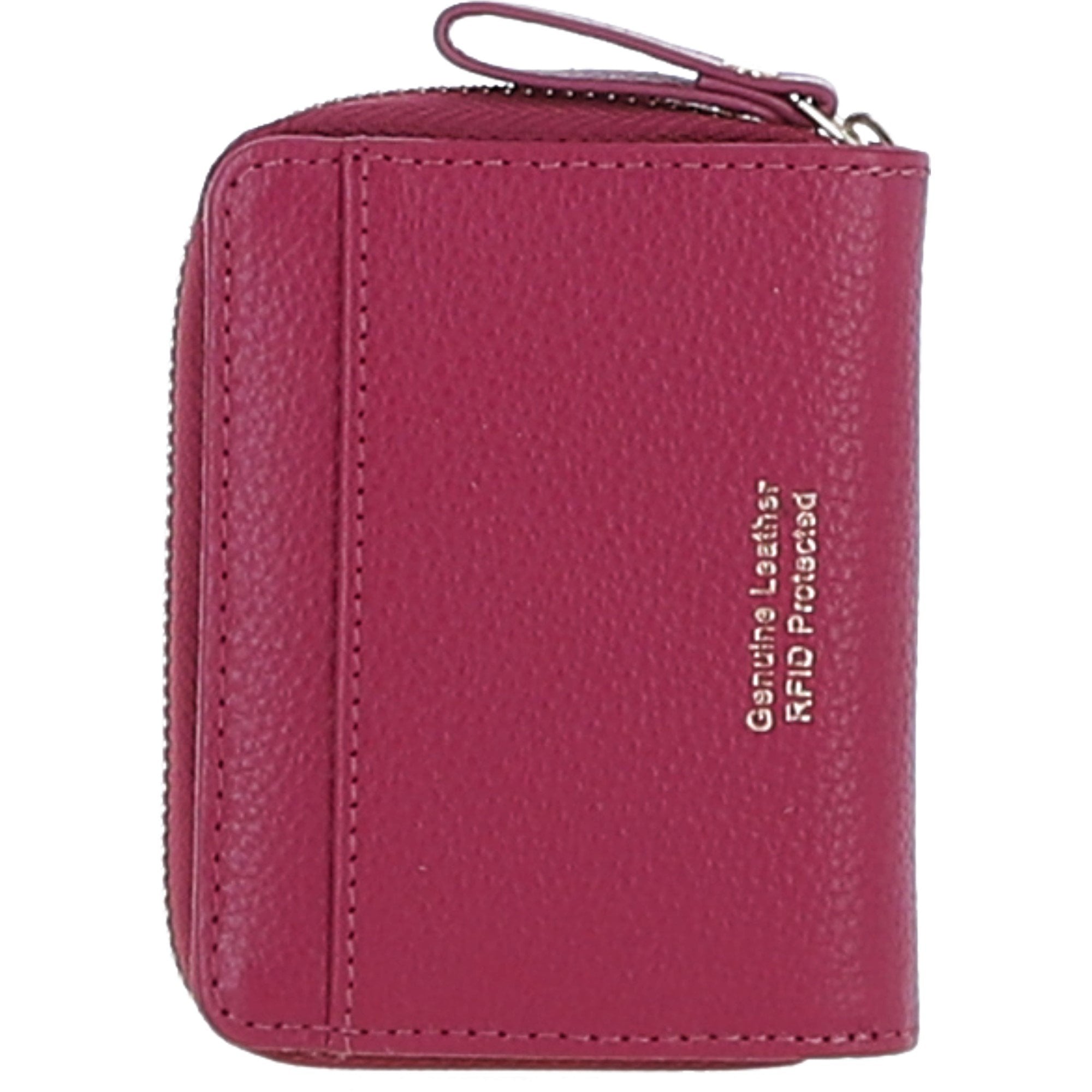 Ashwood Stylish Leather Purse Raspberry: Y-50