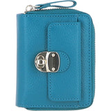 Ashwood Stylish Leather Purse Turquoise: Y-50