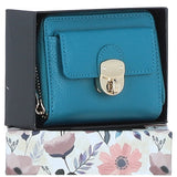 Ashwood Stylish Leather Purse Turquoise: Y-50