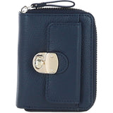 Ashwood Stylish Leather Purse Navy: Y-50