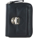 Ashwood Stylish Leather Purse Black: Y-50