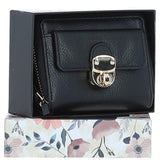 Ashwood Stylish Leather Purse Black: Y-50