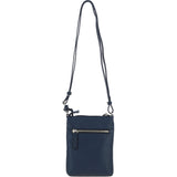 Ashwood Leather Crossbody Bag Navy: Y-51