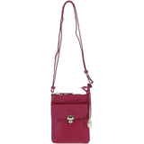 Ashwood Leather Crossbody Bag Raspberry: Y-51