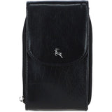 Ashwood Leather Crossbody Phone Bag Black: 20-110L