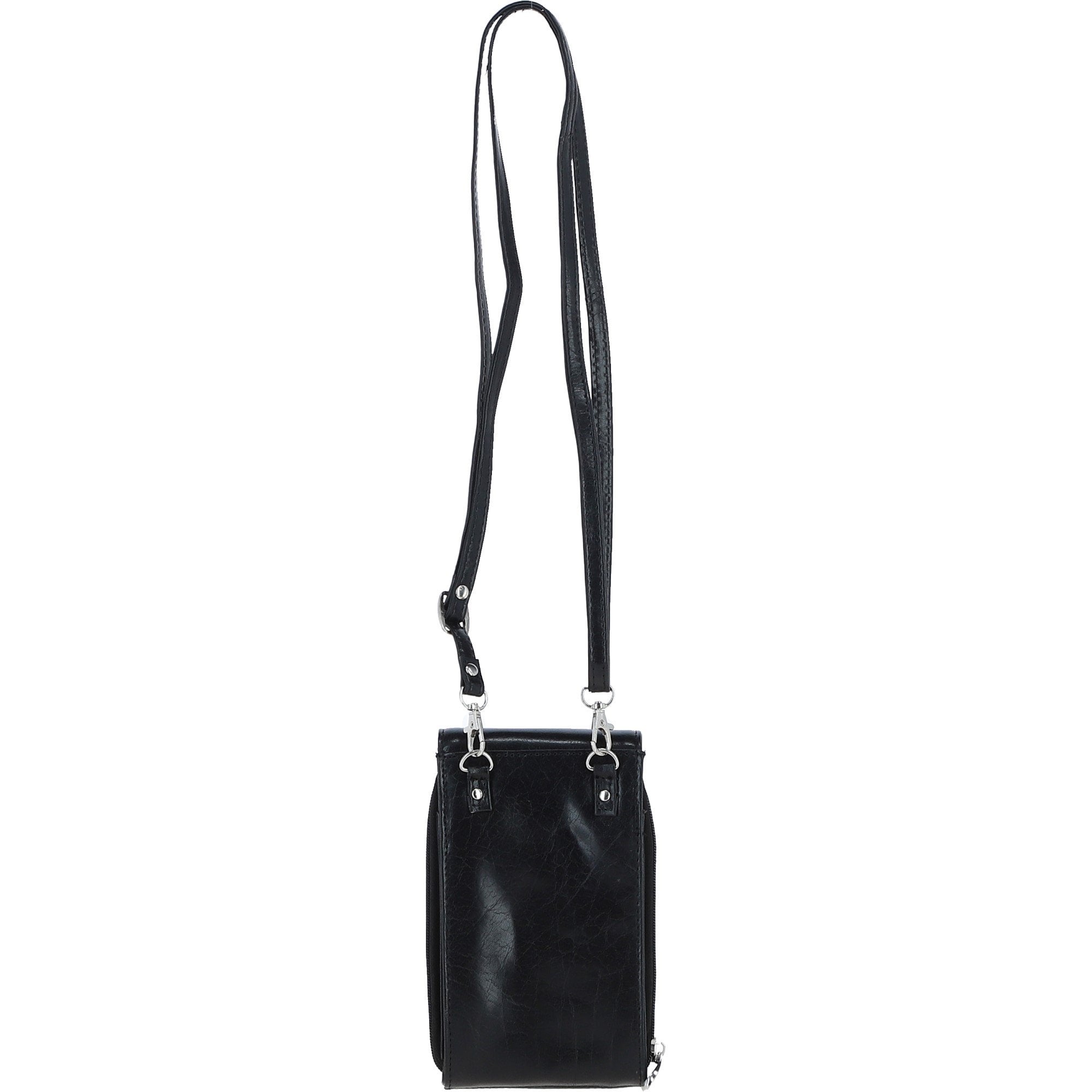 Ashwood Leather Crossbody Phone Bag Black: 20-110L