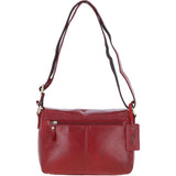 Vintage Leather Cross Body Shoulder Bag Red – G22