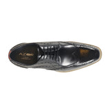Azor Men's Classic Wingtip Shoe Black: LC VENEZIA