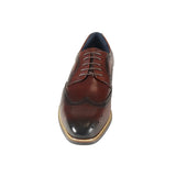 Azor Men's Classic Wingtip Shoe Brown: LC VENEZIA