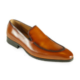 Azor Men's Leather Slip-on Shoe Tan: LC MILAN