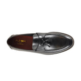 Azor Men's Tassel Loafer Shoe Black: LC PARMA