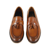 Azor Men's Tassel Loafer Shoe Tan: LC PARMA