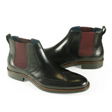 Azor Men's Brogue Boot Black: LC CARLOS