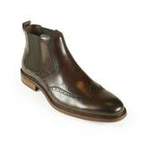 Azor Men's Brogue Boot Brown: LC CARLOS