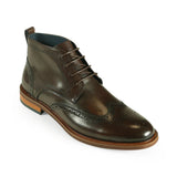 Azor Men's Leather Ankle Boot Brown: LC RIMINI